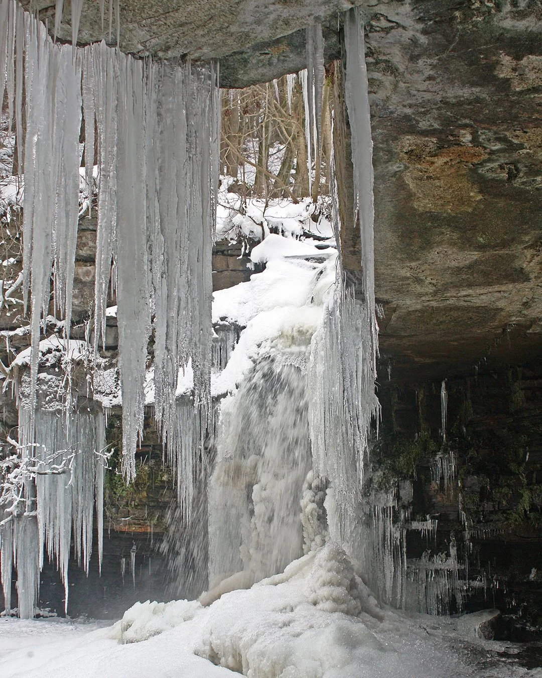 Summerhill Force, frozen (January 2013) #2