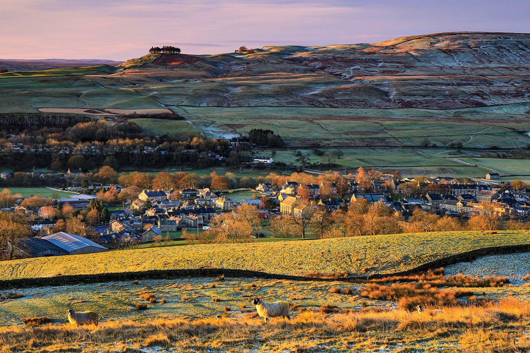 Kirkcarrion above Middleton at 7.30 am, Christmas Day 2020 (with Covid restrictions)