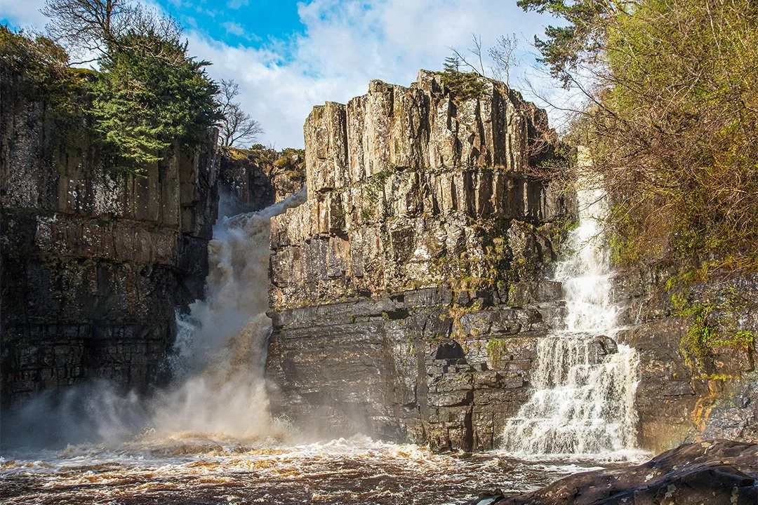High Force with v clear rock strata (25/5/2015)