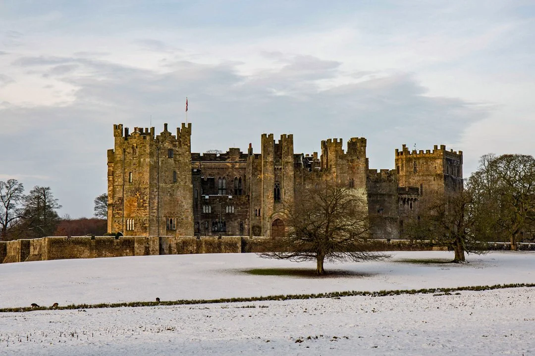 Raby Castle, winter