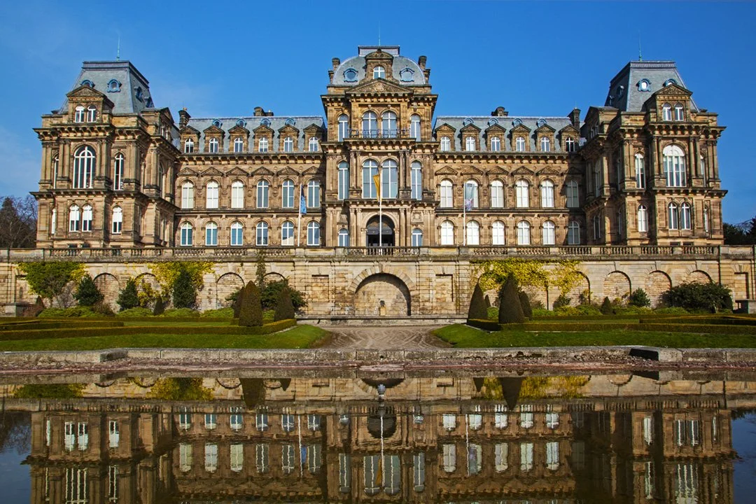 Bowes Museum and reflection (jigsaw anyone?)