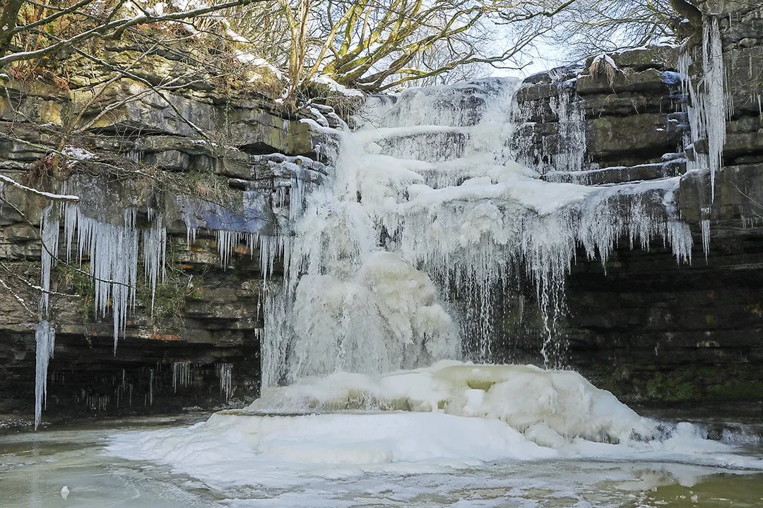 Summerhill Force, frozen (January 2013)