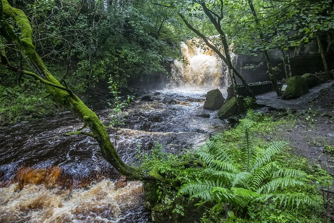 Summerhill Force in spate, Bowlees