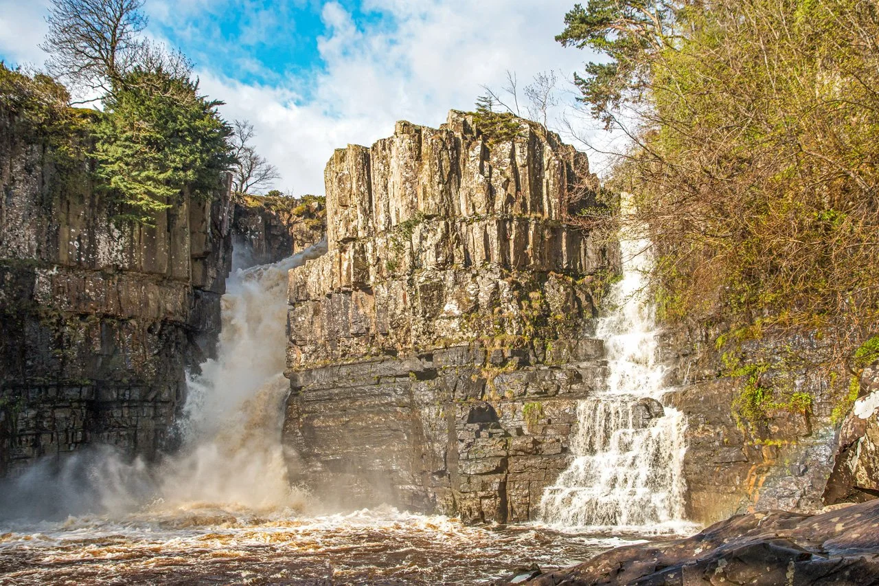 High Force, clearly displaying the rock strata