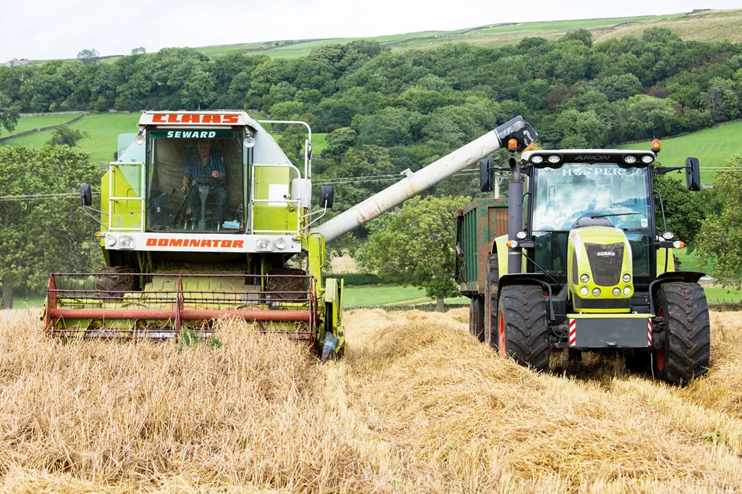 Combine harvesting #1 (an extremely rare sight in Upper Teesdale)