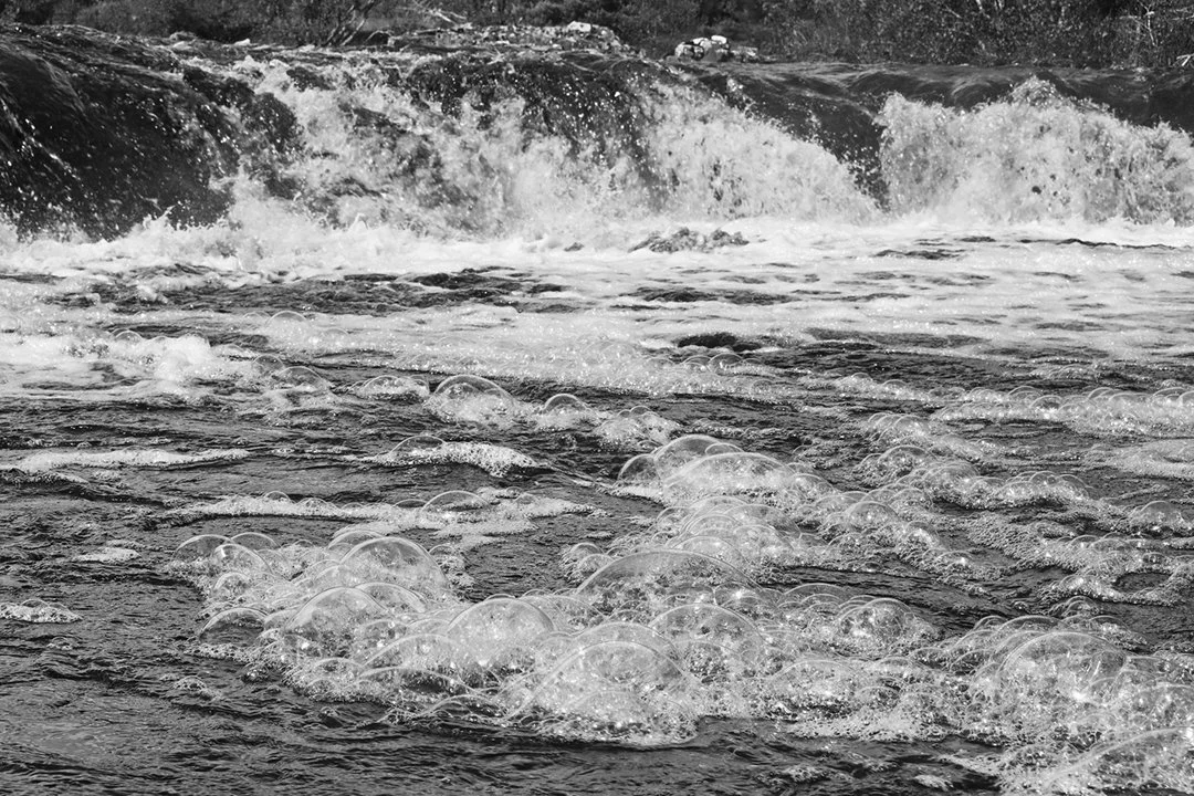Bubbles at Low Force (B&W)