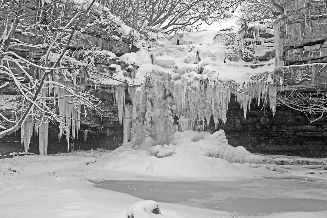 Summerhill Force frozen (January 2025)