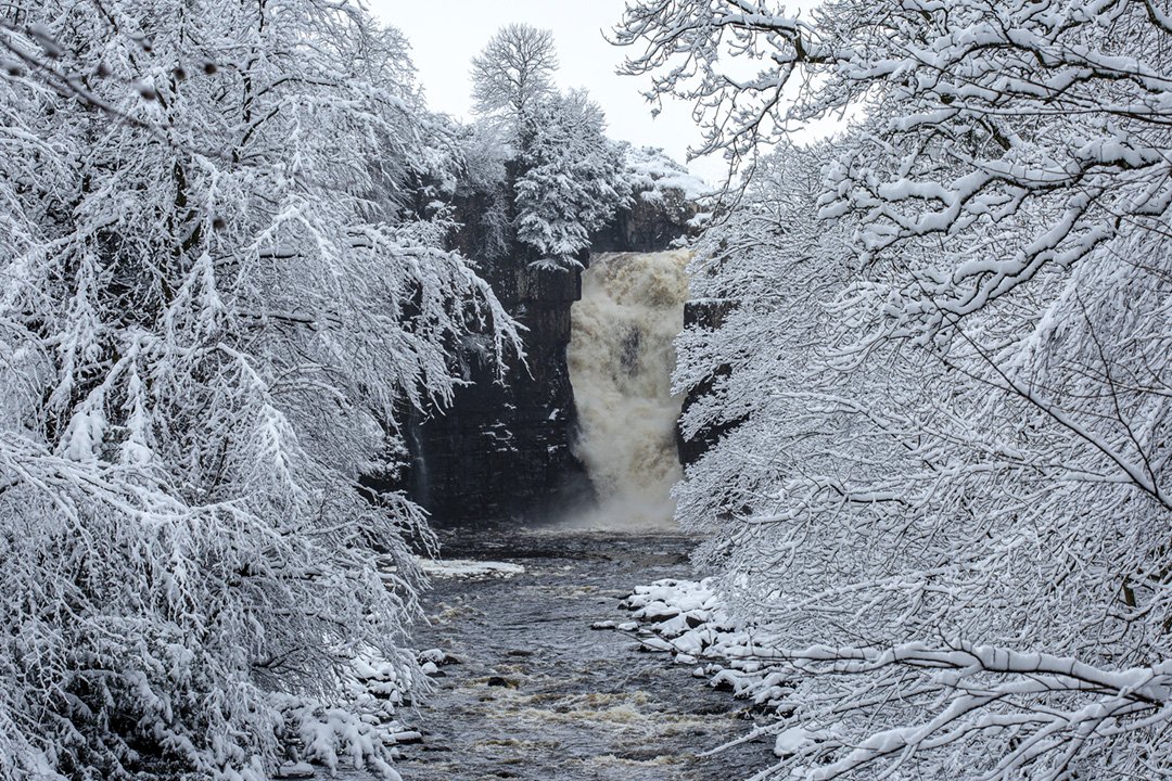 High Force after a snowfall #1 (24/2/2020)