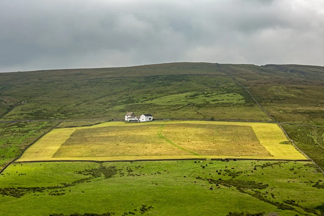 Square field on Aukside, from Snaisgill