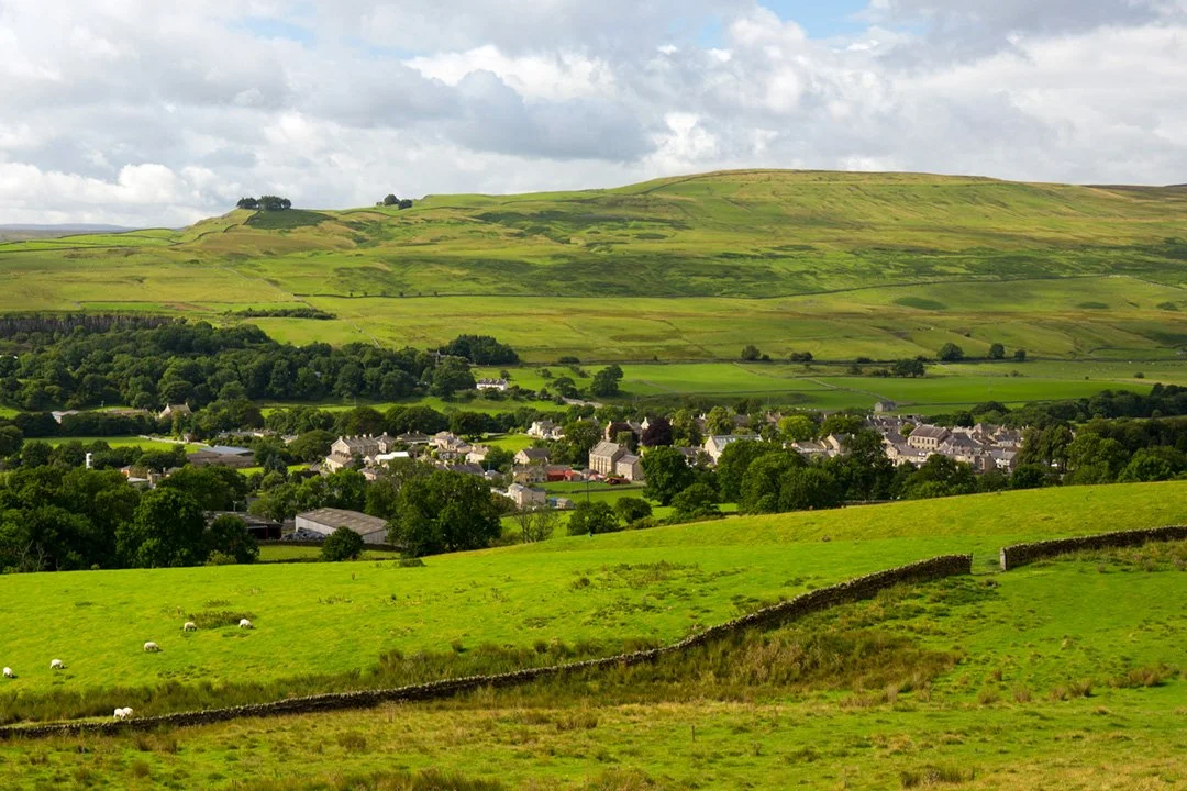 Kirkcarrion above Middleton, summer