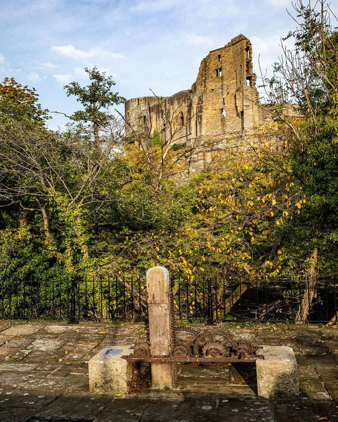Barnard Castle with remains of sluice mechanism #1