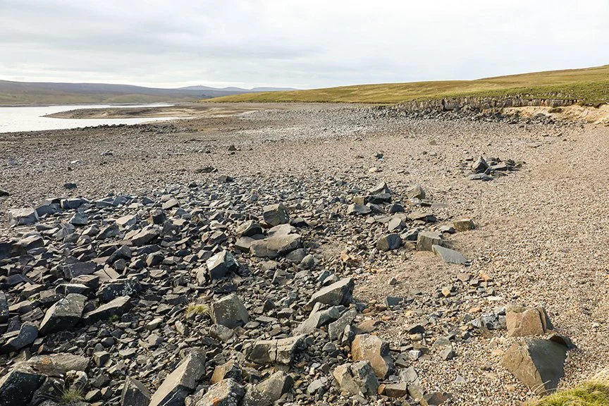 Cow Green shoreline (26/9/26)