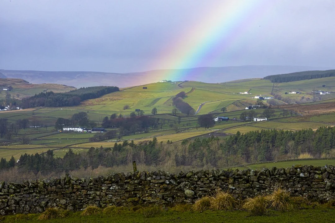 Rainbow over Ettersgill, from Stable Edge
