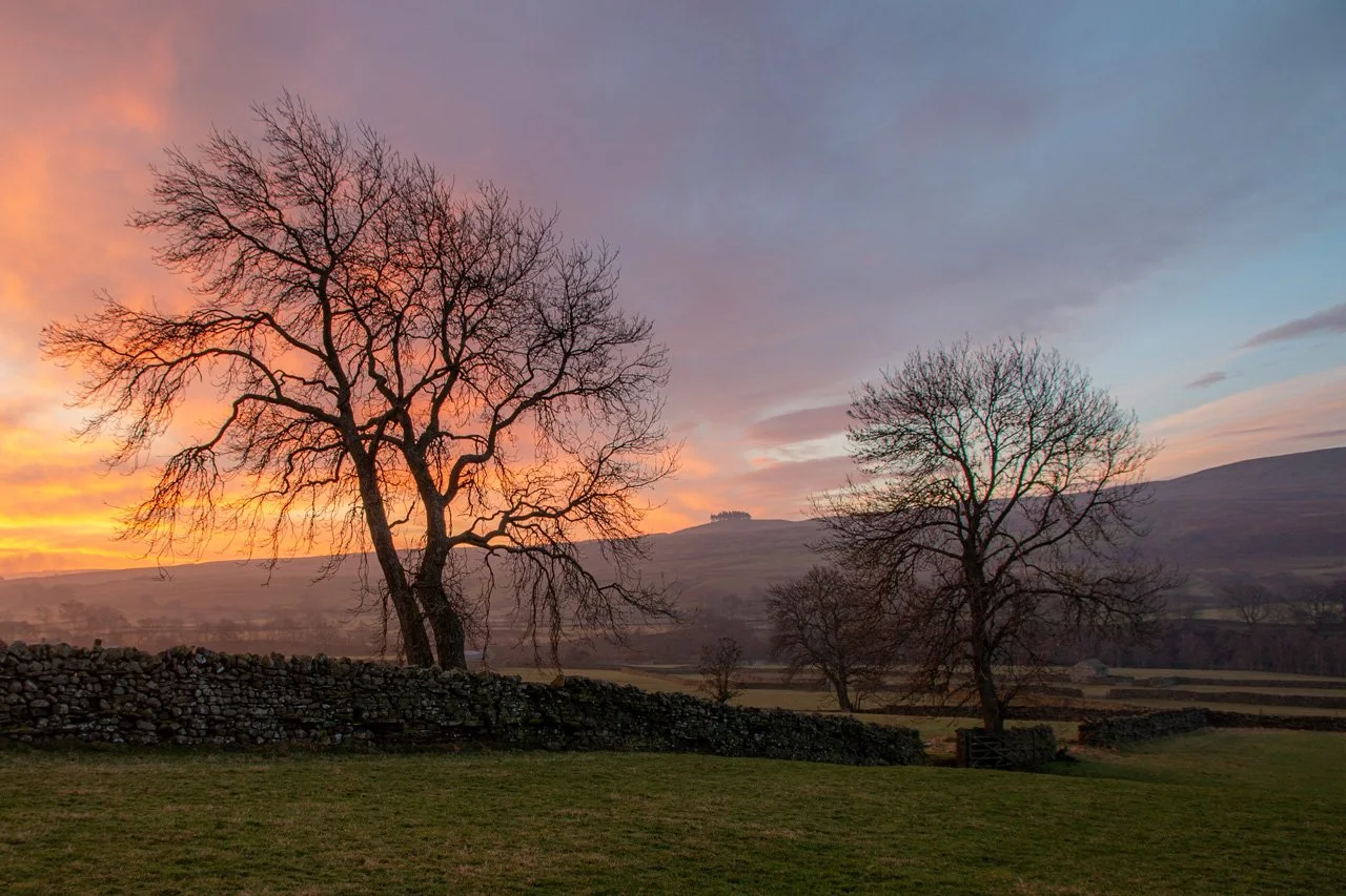 Sunrise over a distant Kirkcarrion