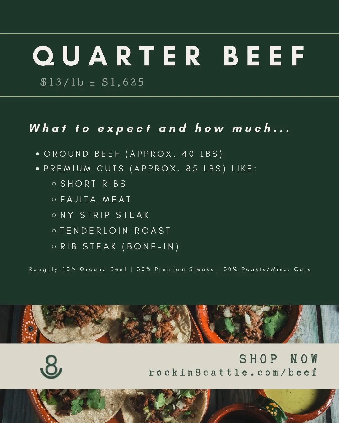 Stock your freezer with locally raised Texas Wagyu and enjoy premium beef all year long. From family dinners to backyard cookouts, you&rsquo;ll have exceptional beef ready whenever you need it.

Now taking bulk beef orders.