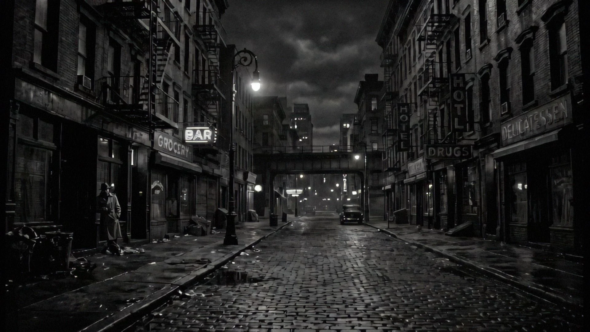 AI 15 sec Film Noir short