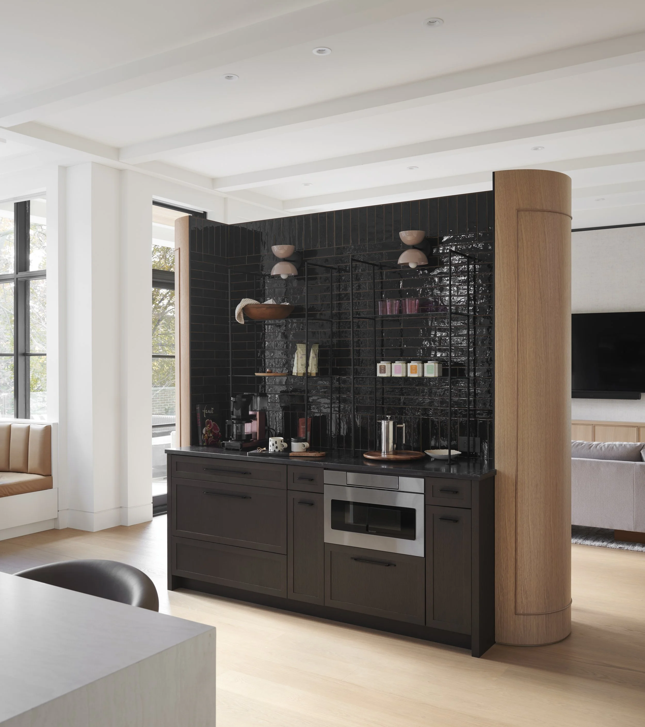 Custom Cabinetry Moody Coffee Bar