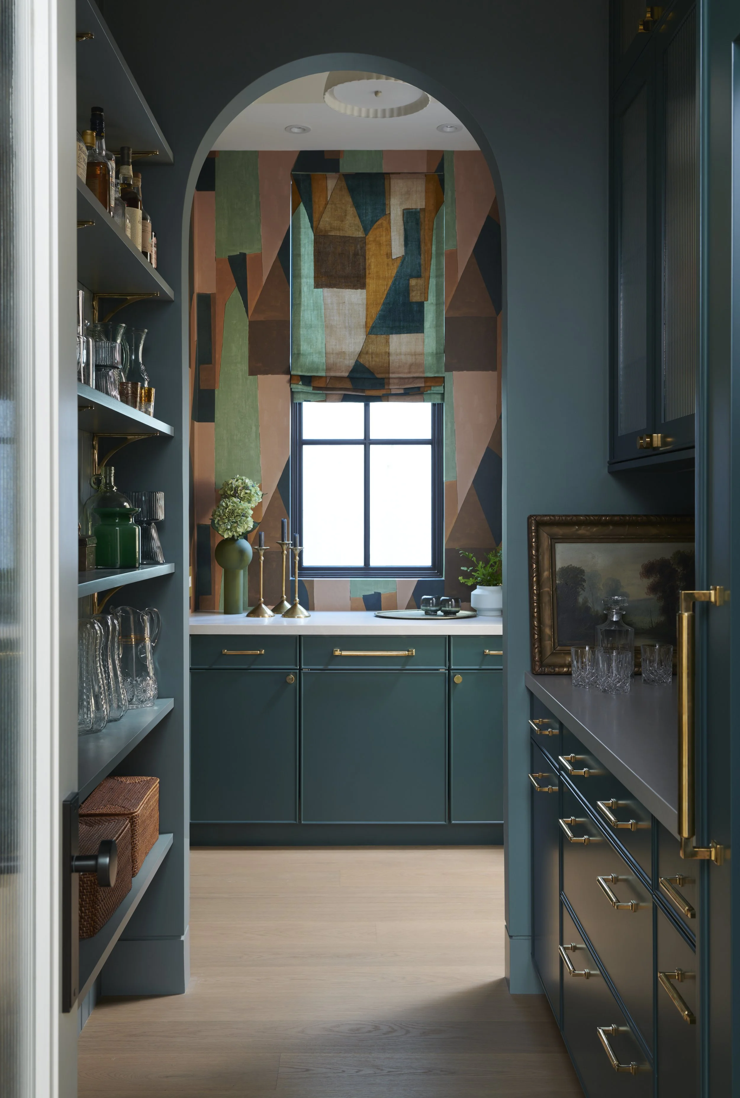 Custom Pantry Tarrytown Green Custom MIllwork