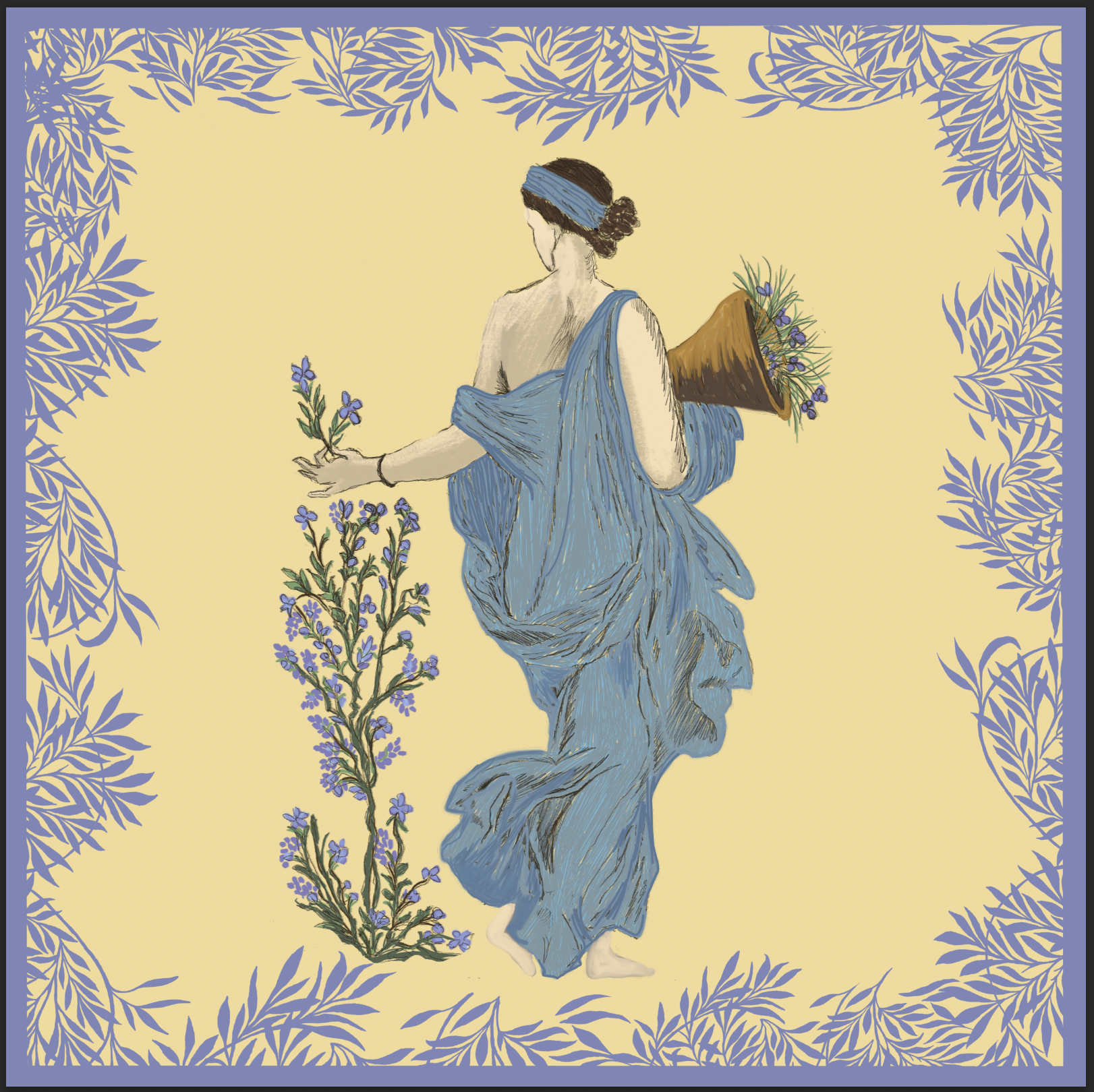 Primavera Flora - Pompeiian frescoe