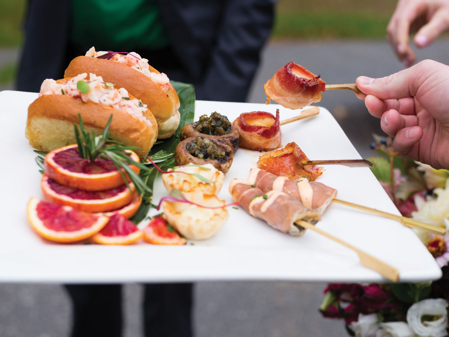Black Tie Catering Maine Lobster Rolls and Lobster Bakes