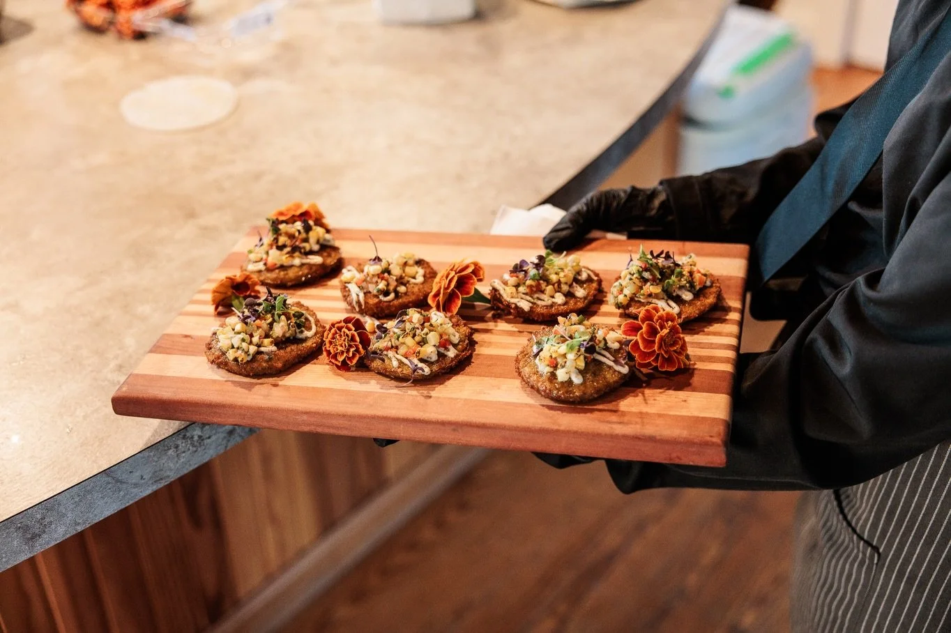 A look behind the scenes. ✨

So much of the day happens right here with our culinary team&mdash;prepping, plating, and perfecting every detail.

It takes a really good team to make it all feel effortless&hellip; and we&rsquo;ve got the best! 🤍

&bul