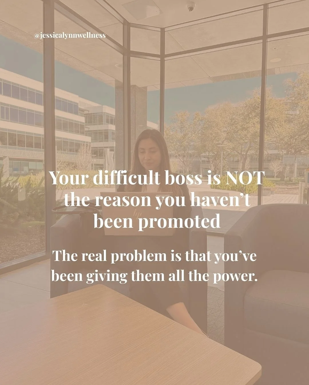 Stop waiting for your boss to hand you a promotion.

Your career doesn&rsquo;t grow because you&rsquo;re &ldquo;nice to have&rdquo; on the team.

It grows when YOU make your work visible, protect your energy, and position yourself as the obvious choi