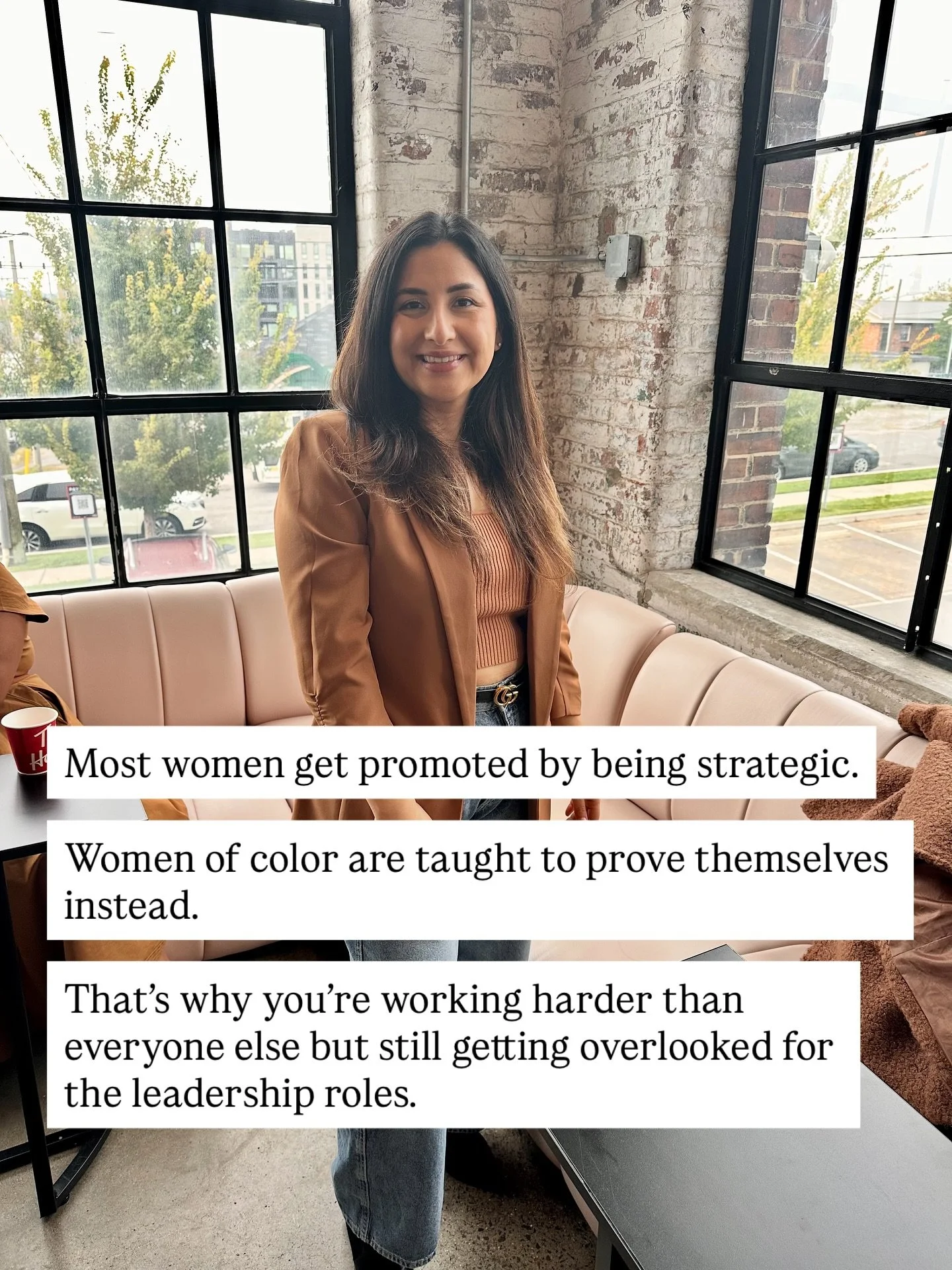As a high-achieving woman of color, you&rsquo;ve been taught that working harder is the only way to grow.

Say yes to everything. Push through exhaustion. Wait for recognition. Prove yourself.

You tell yourself, &ldquo;I&rsquo;ll rest once I get pro