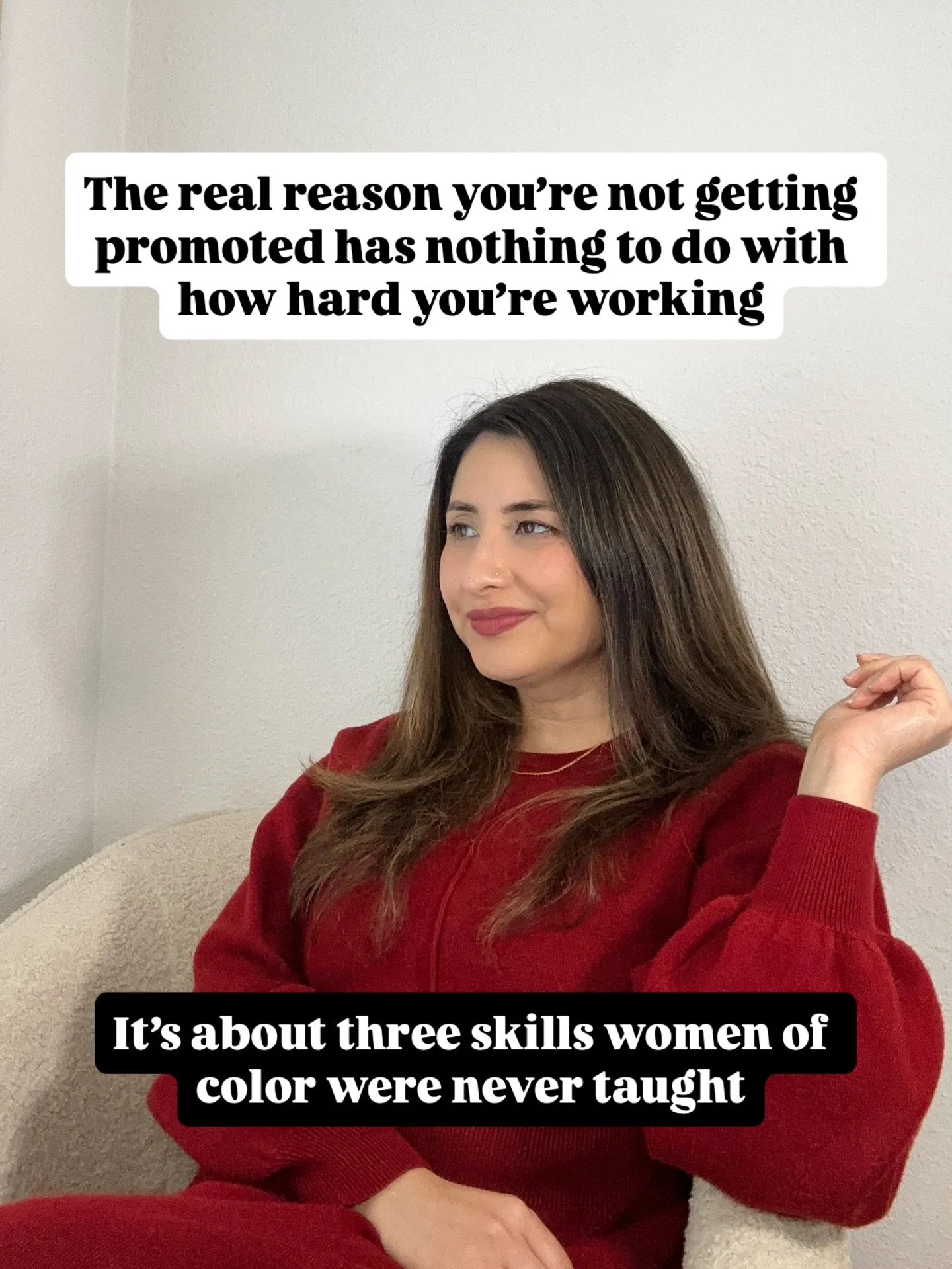 You&rsquo;re not failing. You&rsquo;re not behind.

You were taught to survive at work, not to build power.

Being dependable, high-performing, and low-maintenance got you this far. But it won&rsquo;t get you promoted.

The real growth comes from kno