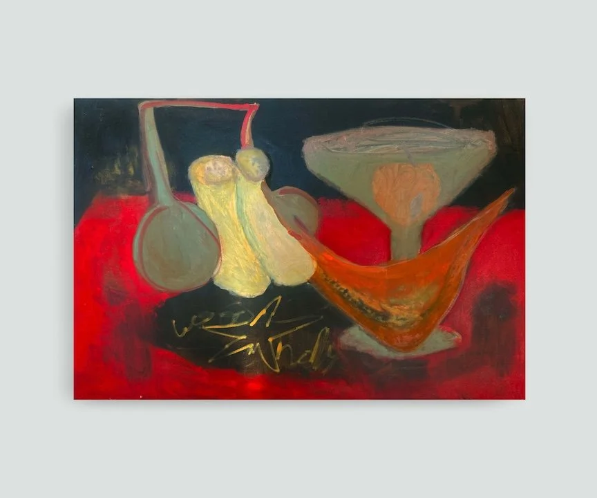  Jools Rothblatt.   Hollywood Music, 2025.  Oil on canvas. 24 x 36 inches. 61 x 91.4 cm.