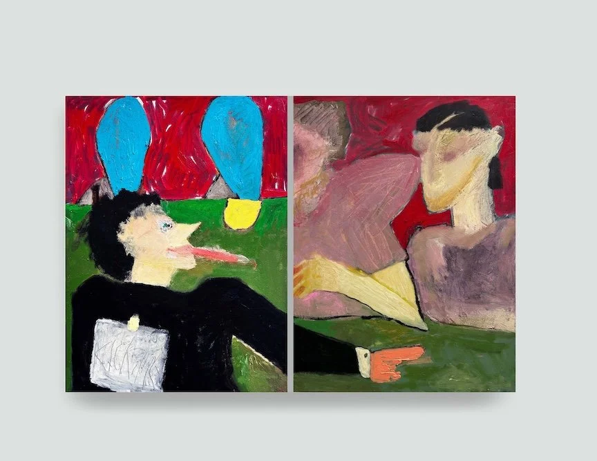  Jools Rothblatt.   Whyiyoutta (digital), 2025.  Oil on canvas. 48 x 36 inches. 121.9 x 91.4 cm.