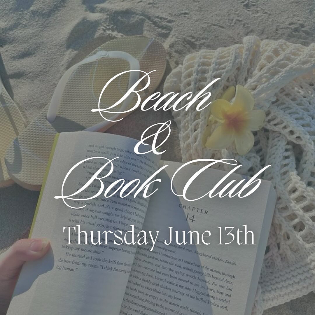 Happy Sunday chickas! 🌞
Here&rsquo;s the extra info for our first book club meet up this Thursday! We&rsquo;ll watch the sunset at the causeway, discuss our book picks, vote, and make friends!

Comment and tag a book bestie for a chance to win the J