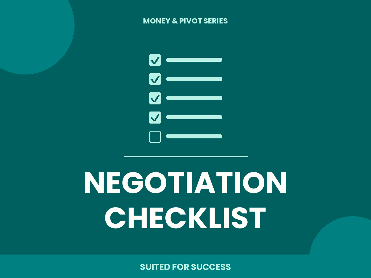 The Offer Negotiation Checklist