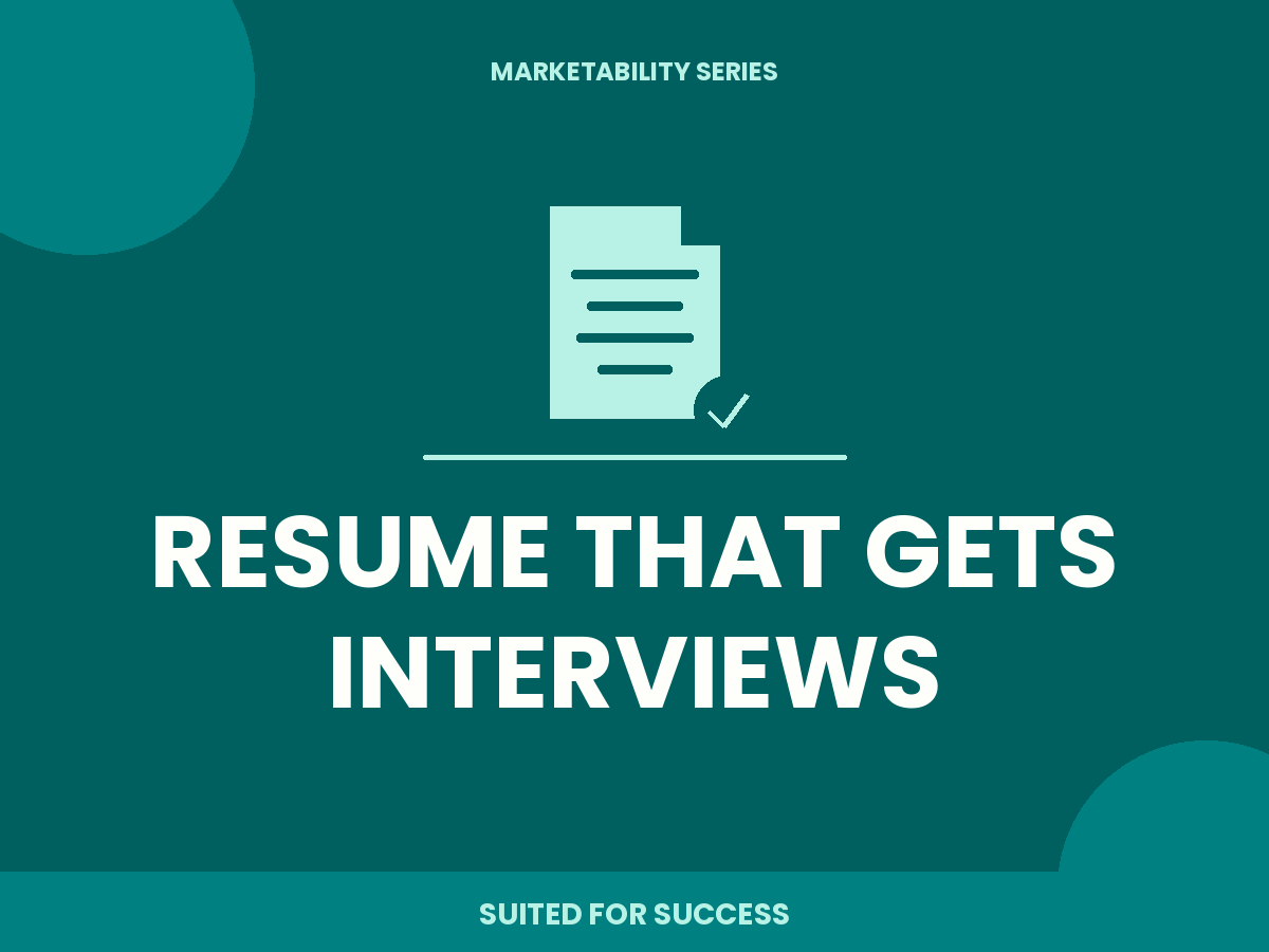 Resume That Gets Interviews
