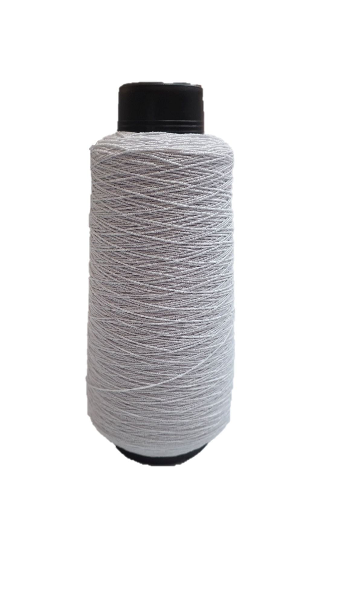 Hilo blanco liga entorchado elastico en cono