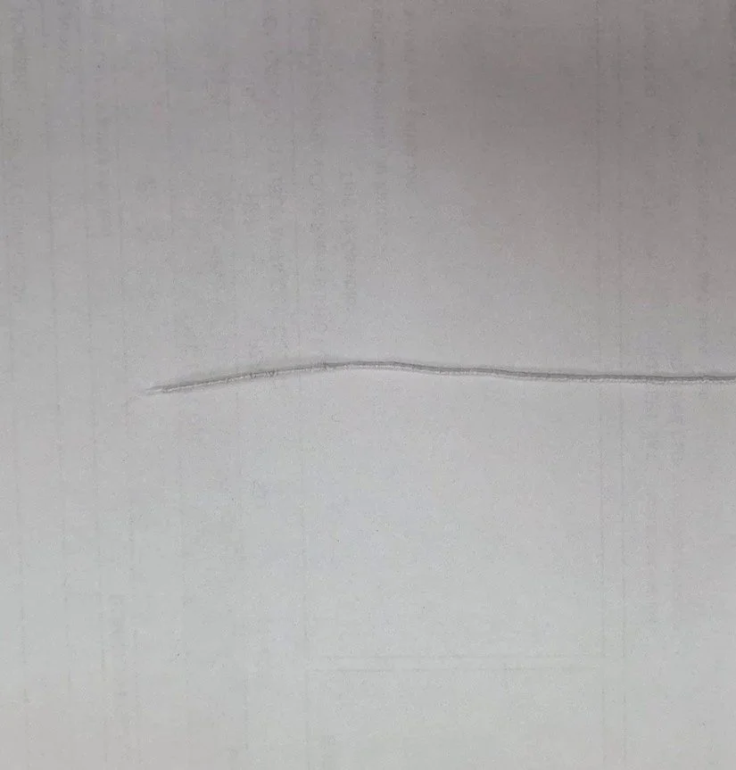 Hilo liga entorchado elastico de cerca