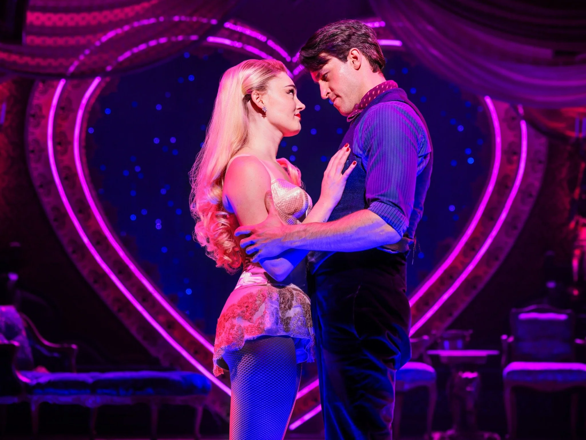 Moulin Rouge Broadway - Satine corselette and tap pants (design by Catherine Zuber, draped by Robert Manning)