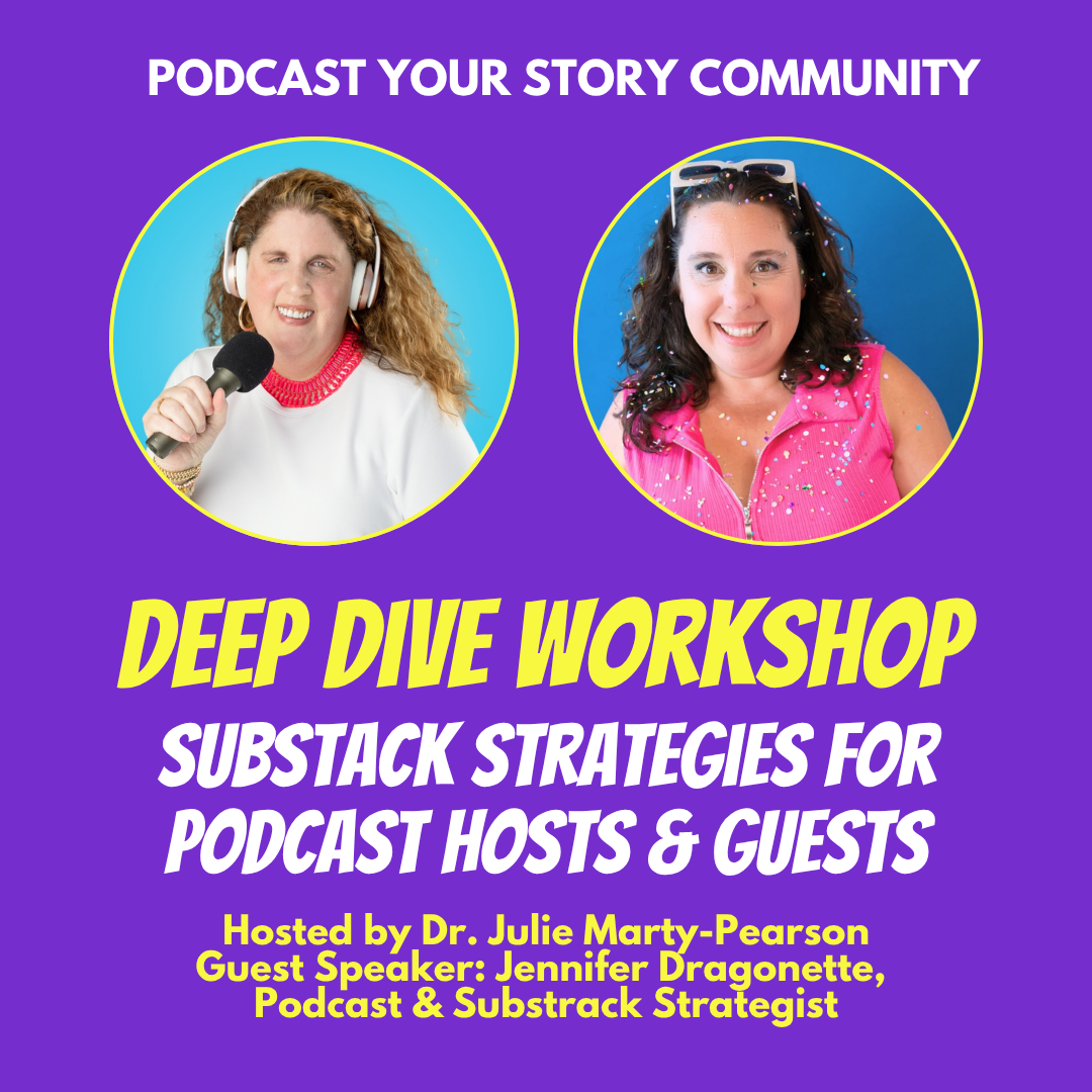 Substack Deep Dive Workshop on July 14th at 1pm Pacific