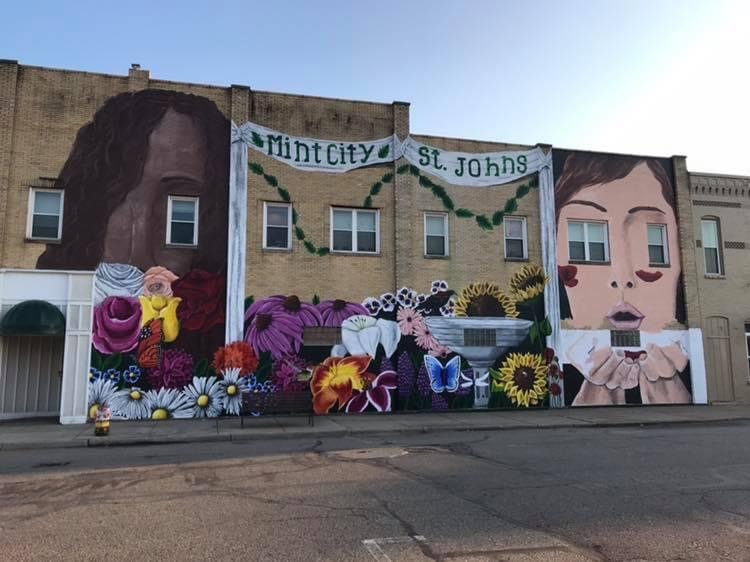 St. Johns Faces Mural