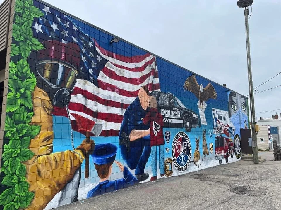 St Johns First Responders Mural
