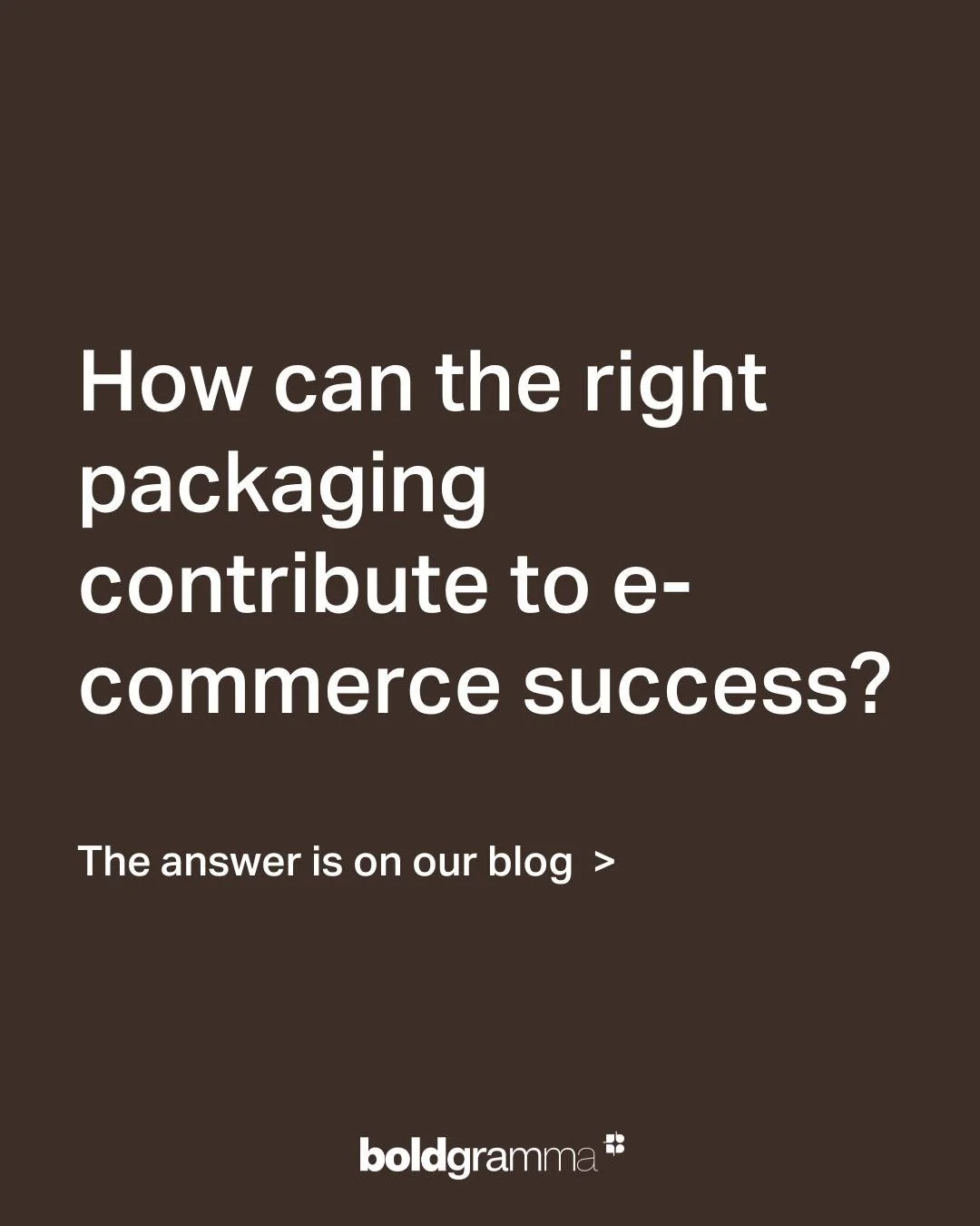 In e-commerce, packaging affects customer satisfaction by creating delight or disappointment. Effective packaging enhances the experience, protects products, and reinforces brand identity. 📧

Boldgramma I Printing and packaging for creators and bran
