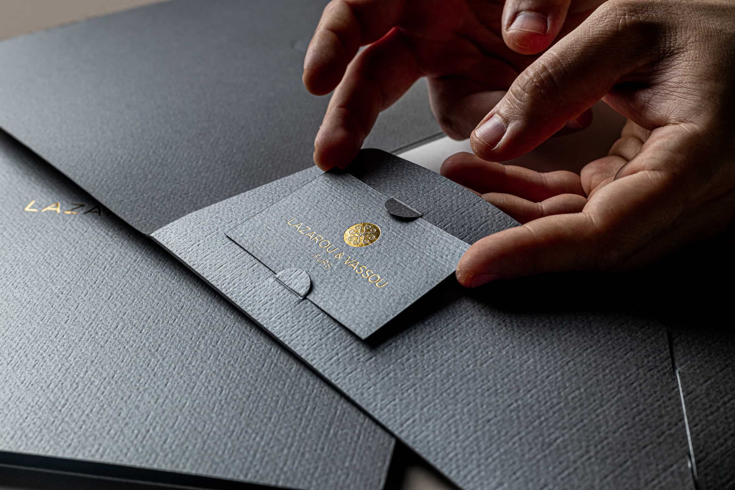 Luxury tag printing for a fur brand — BoldGramma