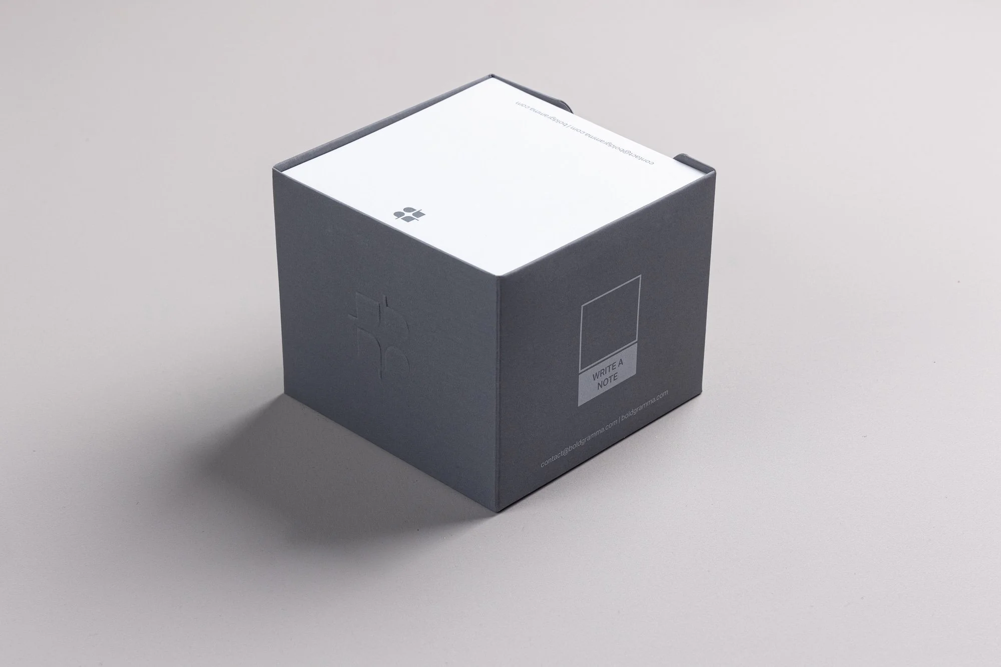 Note Cube Graphite Smooth Matt - BoldGramma