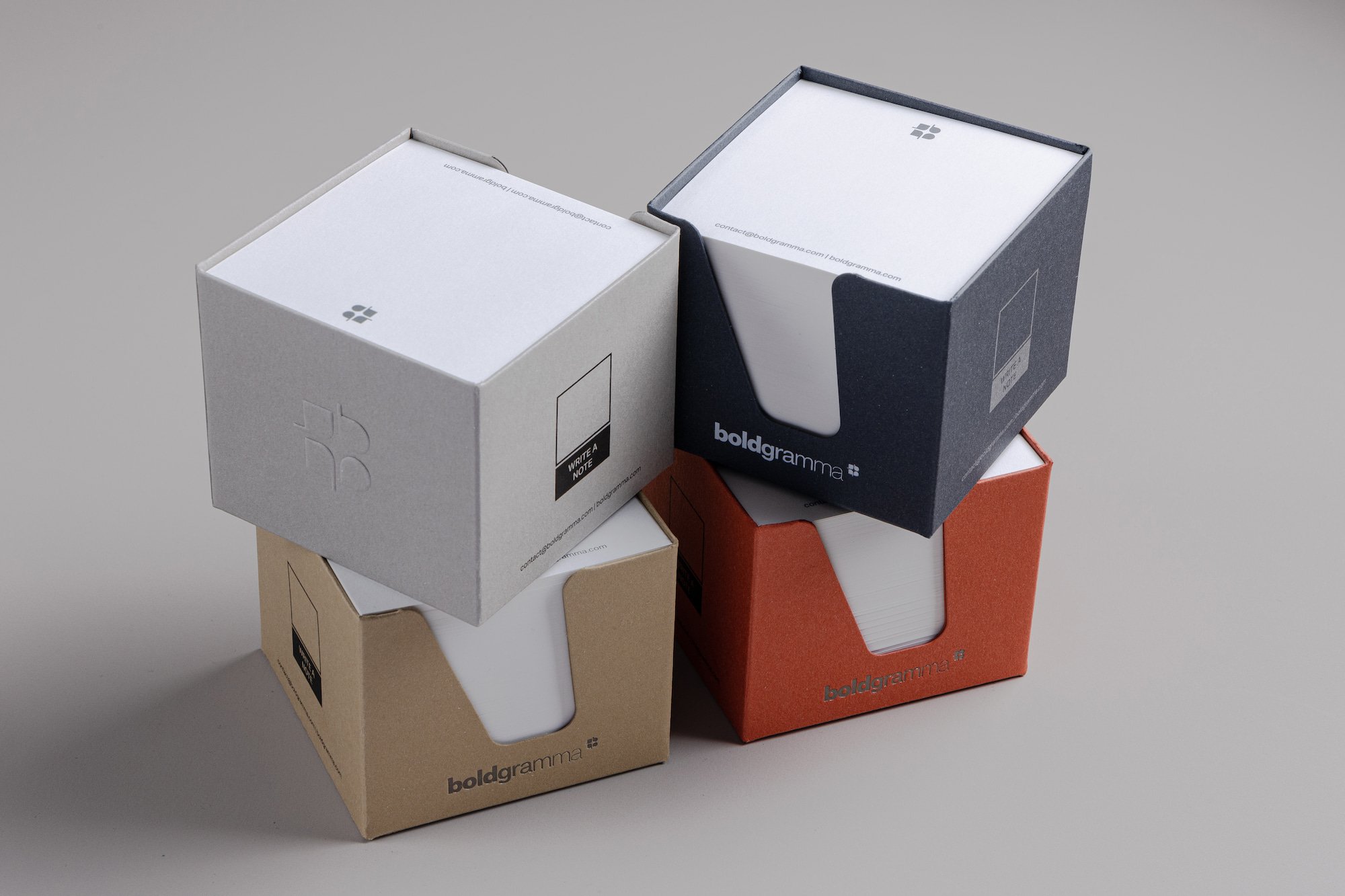 Note Cube Blue Smooth Matt - BoldGramma