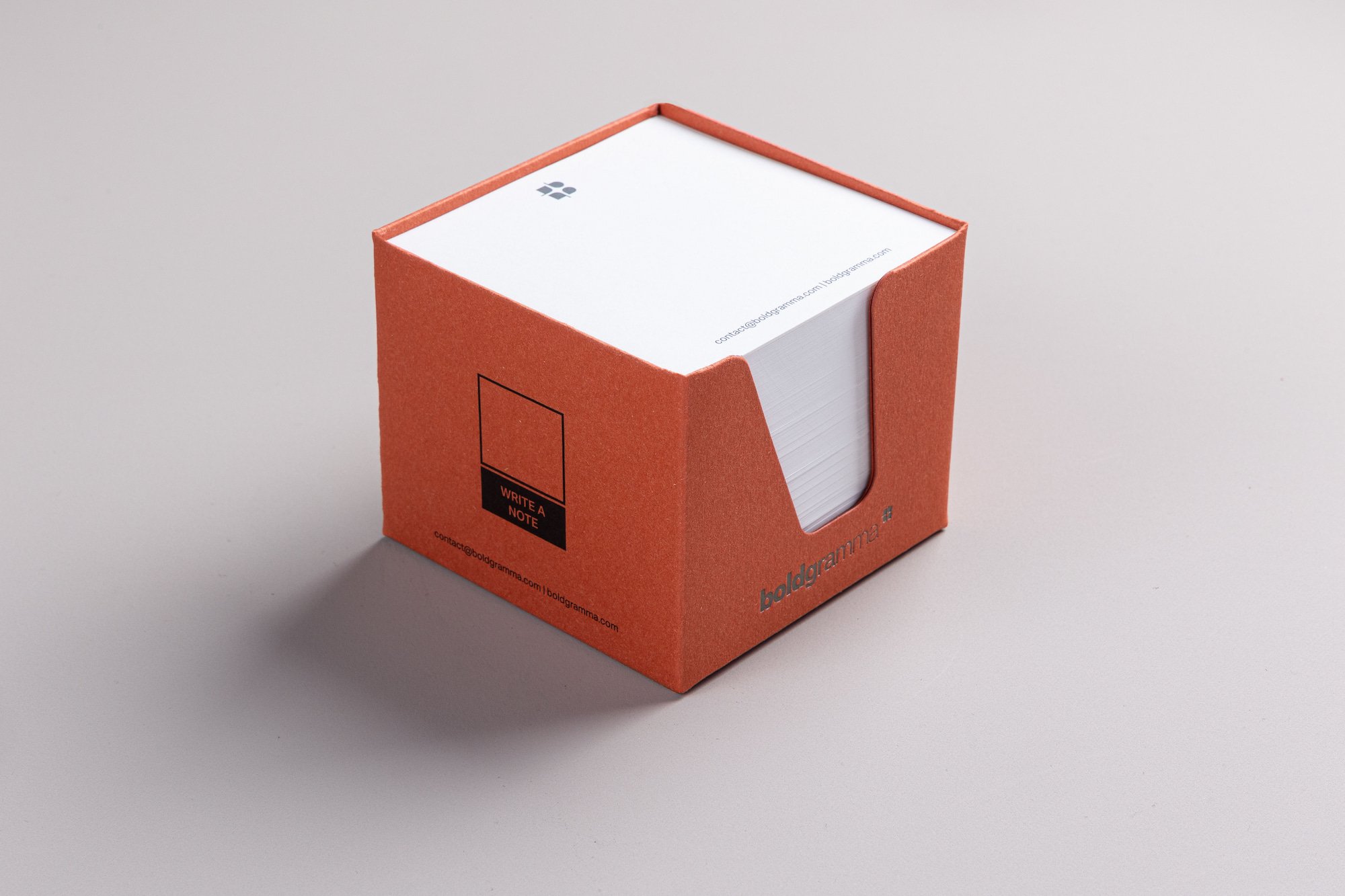 Note Cube Orange - BoldGramma