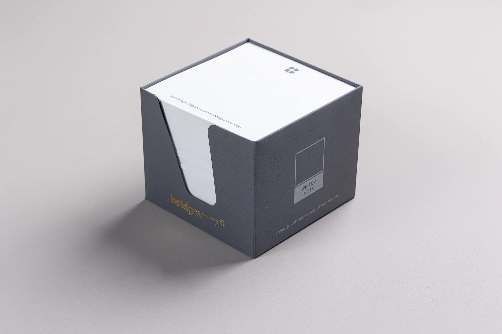 Note Cube Graphite Smooth Matt - BoldGramma