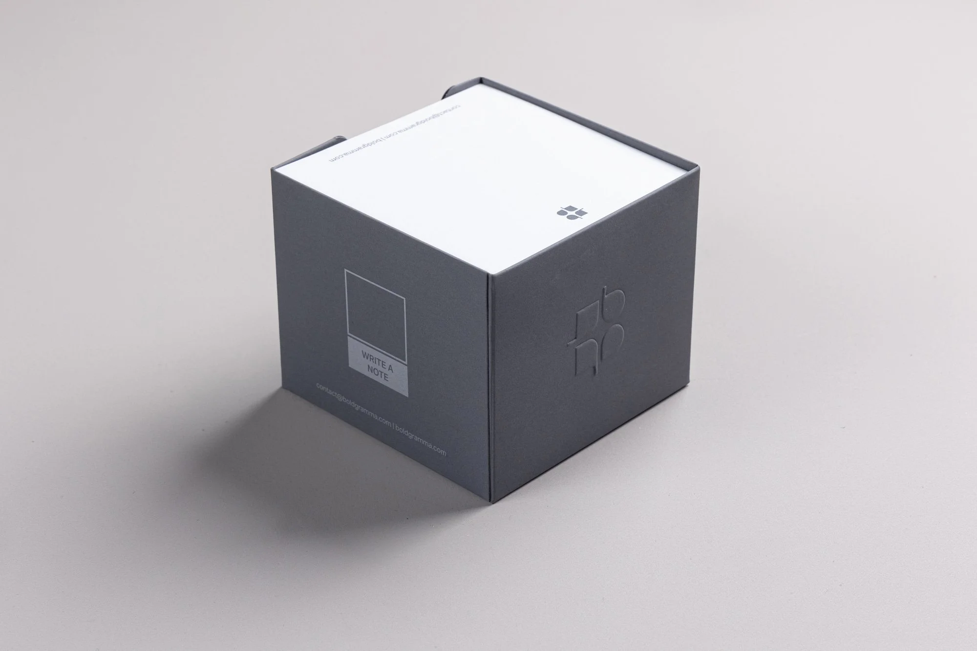 Note Cube Graphite Smooth Matt - BoldGramma
