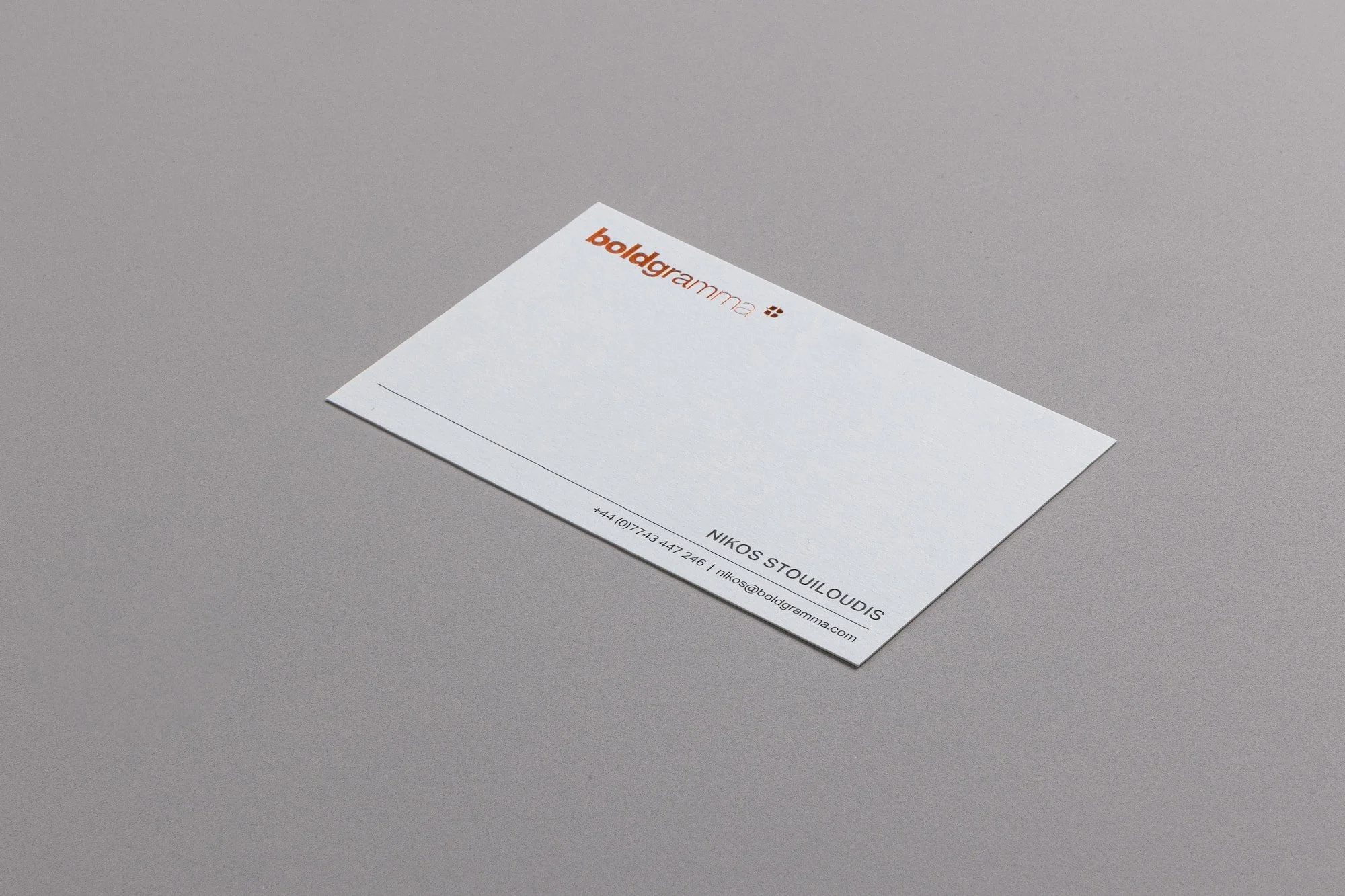 Correspondence Card Limestone - BoldGramma