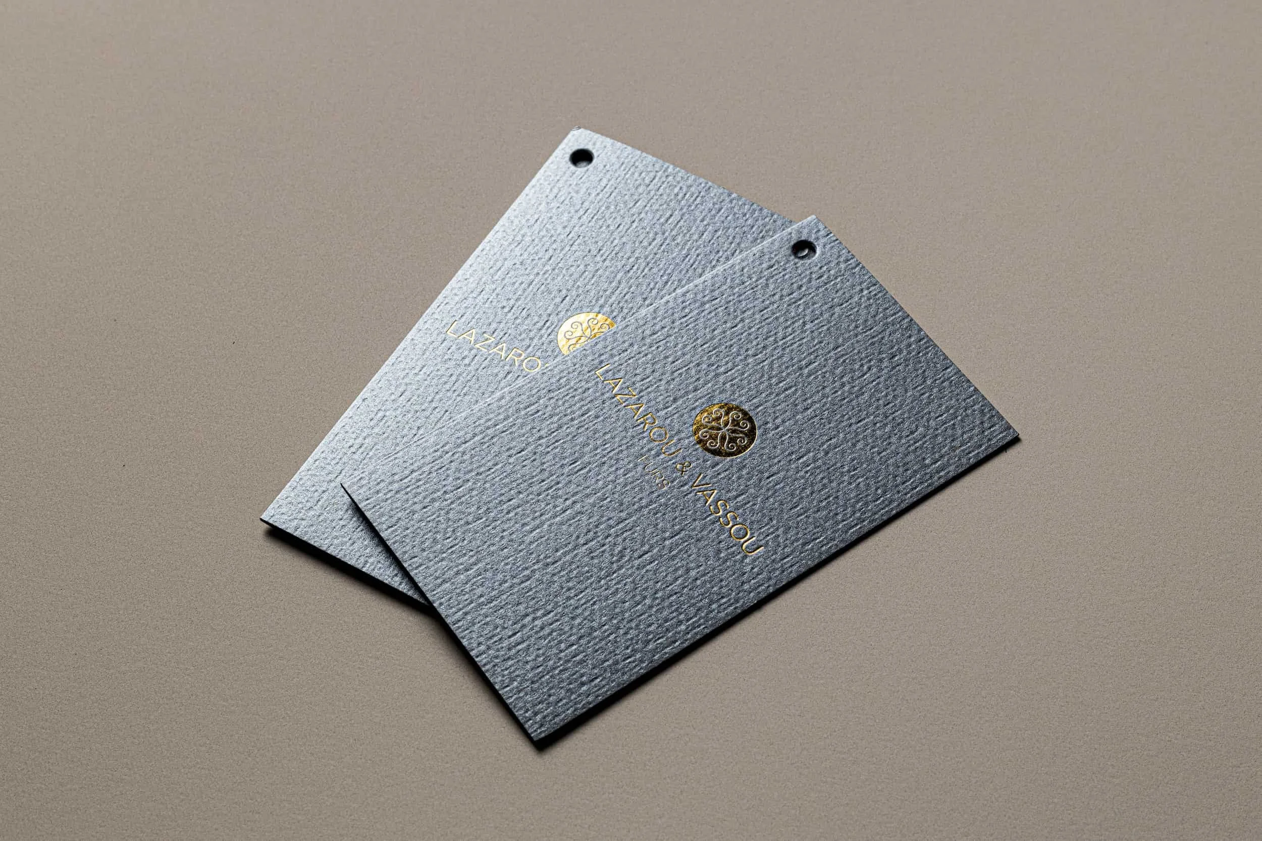 Luxury tag printing for a fur brand — BoldGramma