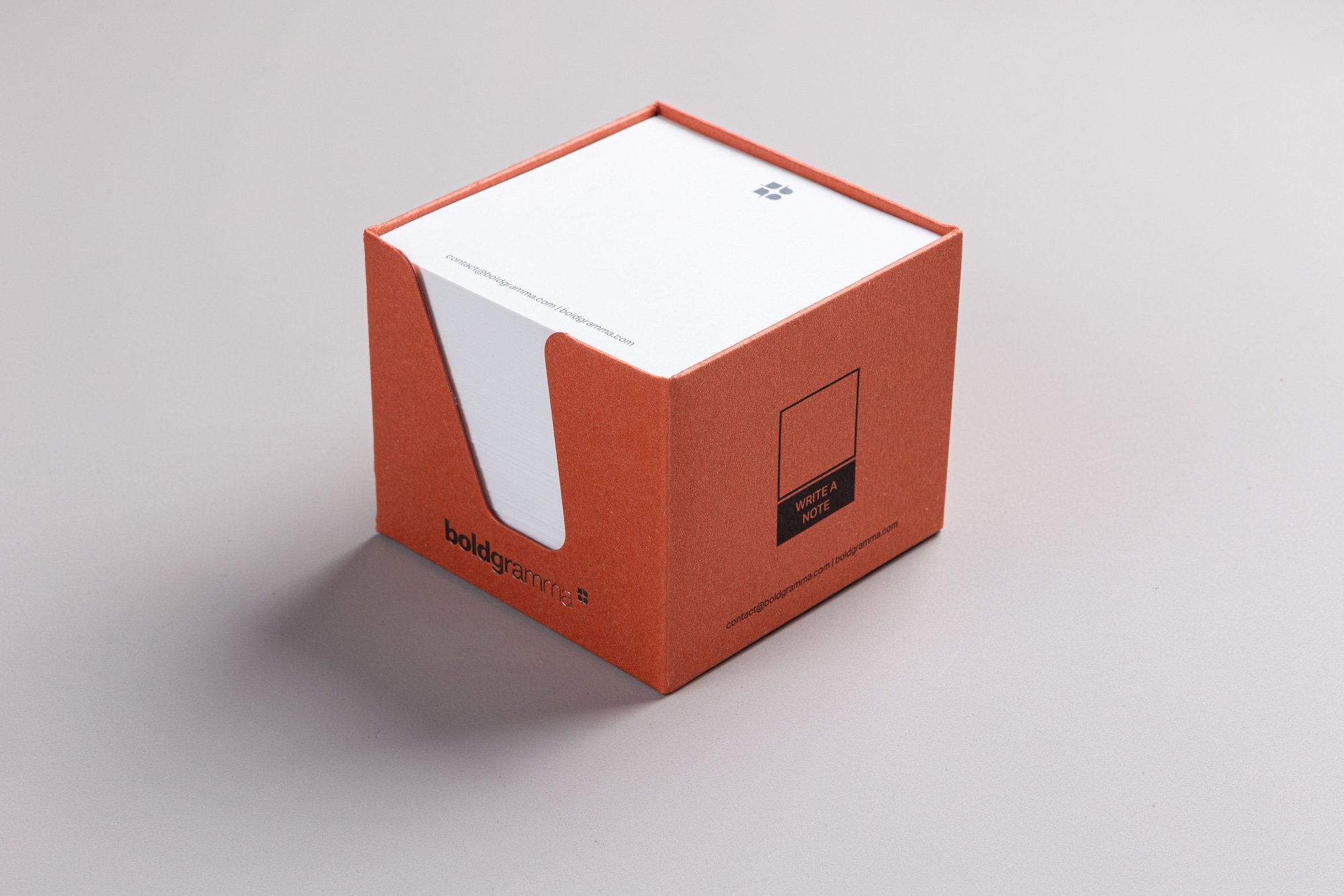 Note Cube Orange - BoldGramma