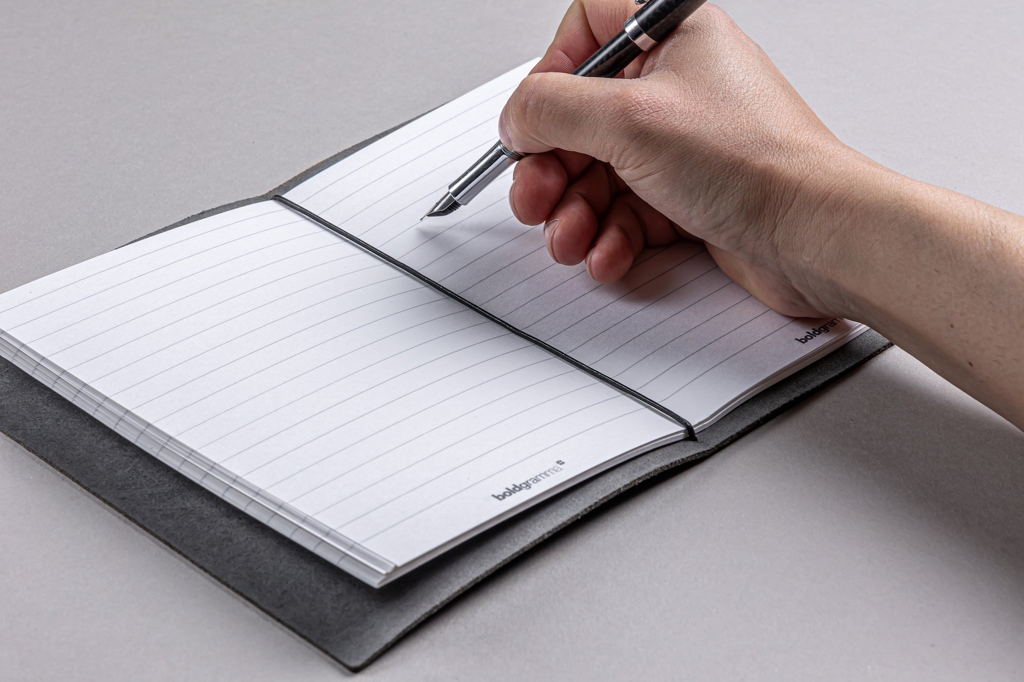 Leather Notebook Black - BoldGramma